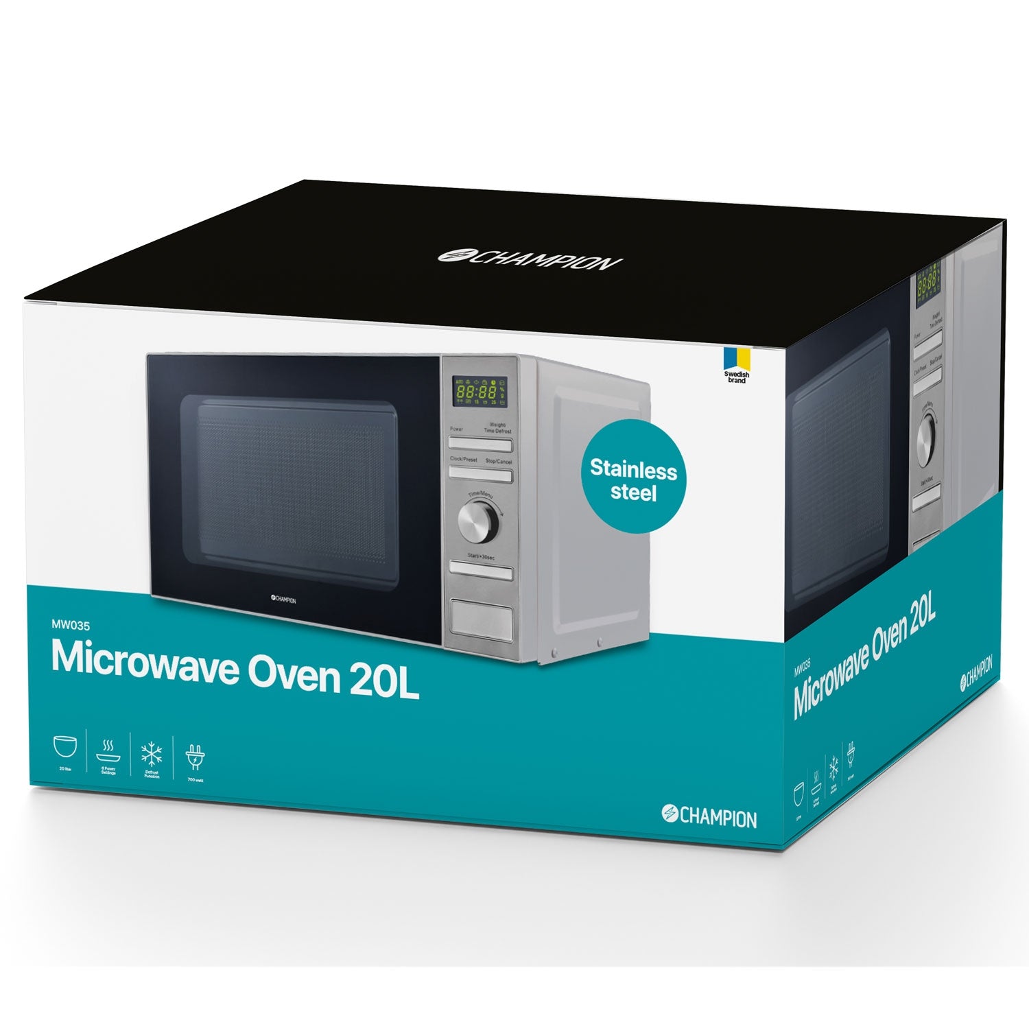 Microwave Digital 20L 700W MW035 Stainless