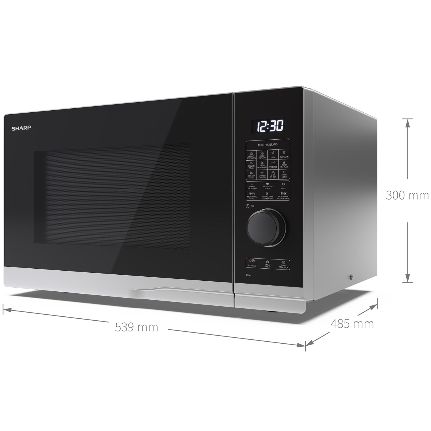 Microwave Oven 28L, Digital Panel, Grill Function