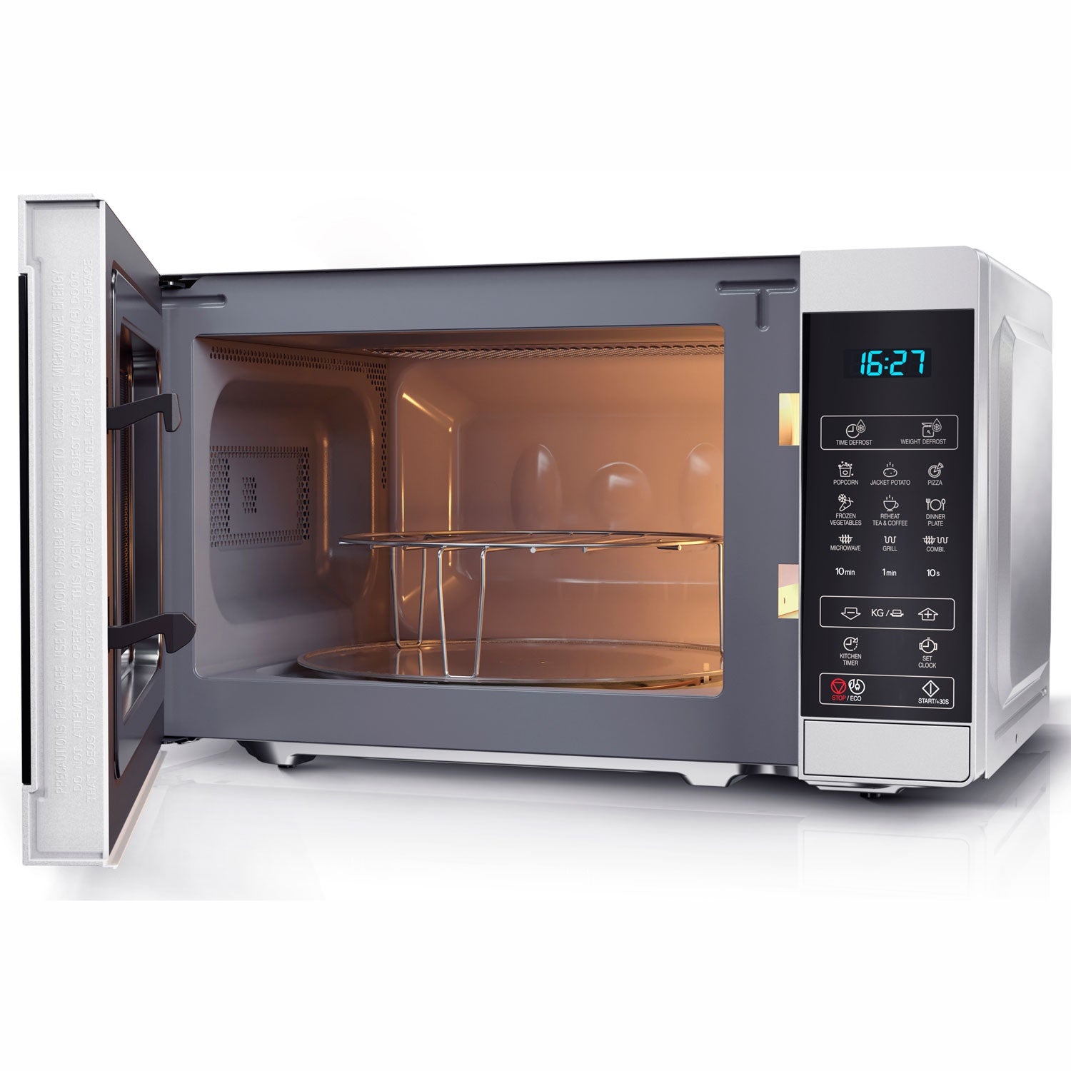 Microwave oven 20l Digital panel 800W Silver