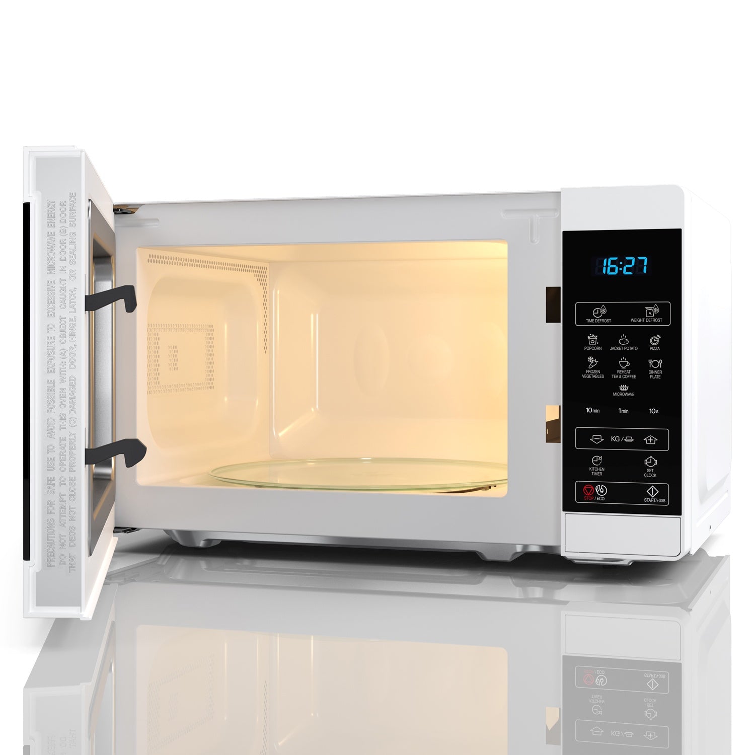 Microwave oven 20l Digital panel 800W White