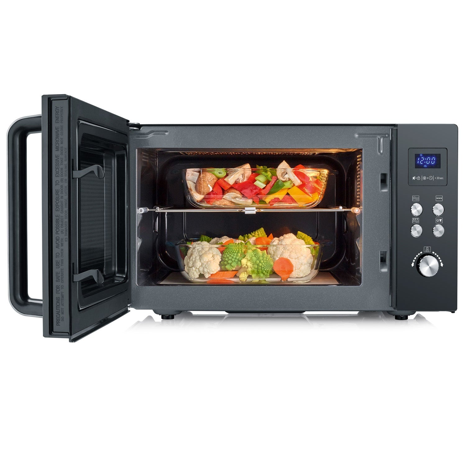 Microwave oven 25L 900W bottom plate in glass ceramic MW7763