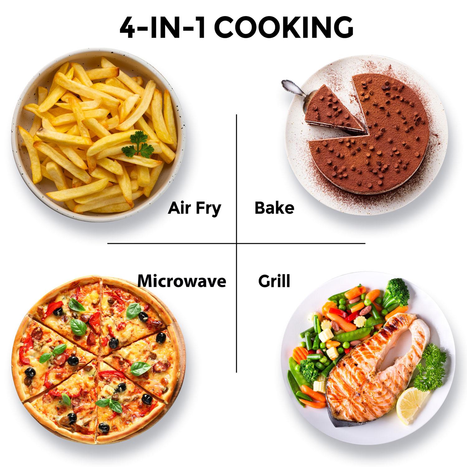 Microwave oven 26L, 3 in 1 Grill/Airfryer 900/1000/2100W