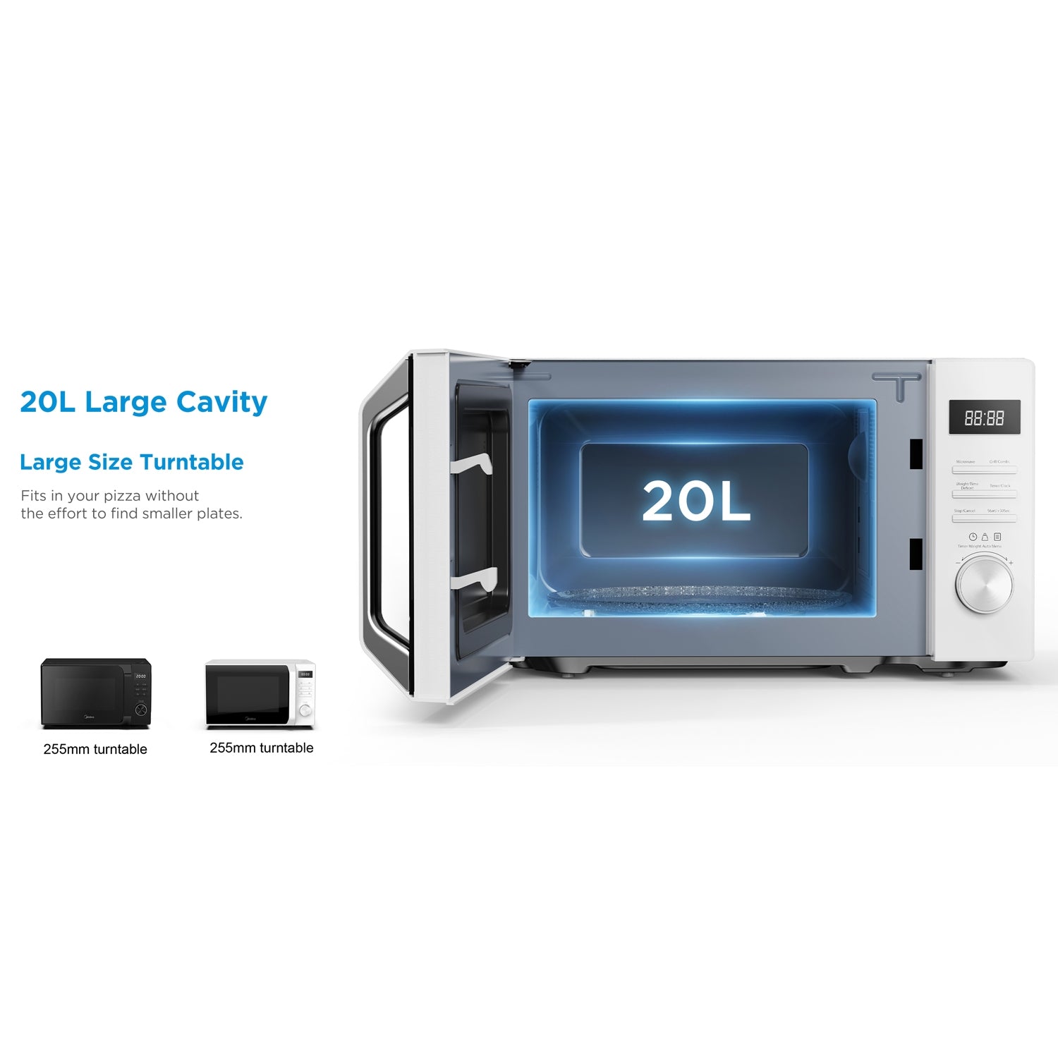 Microwave oven with Grill 20L 700/1000W