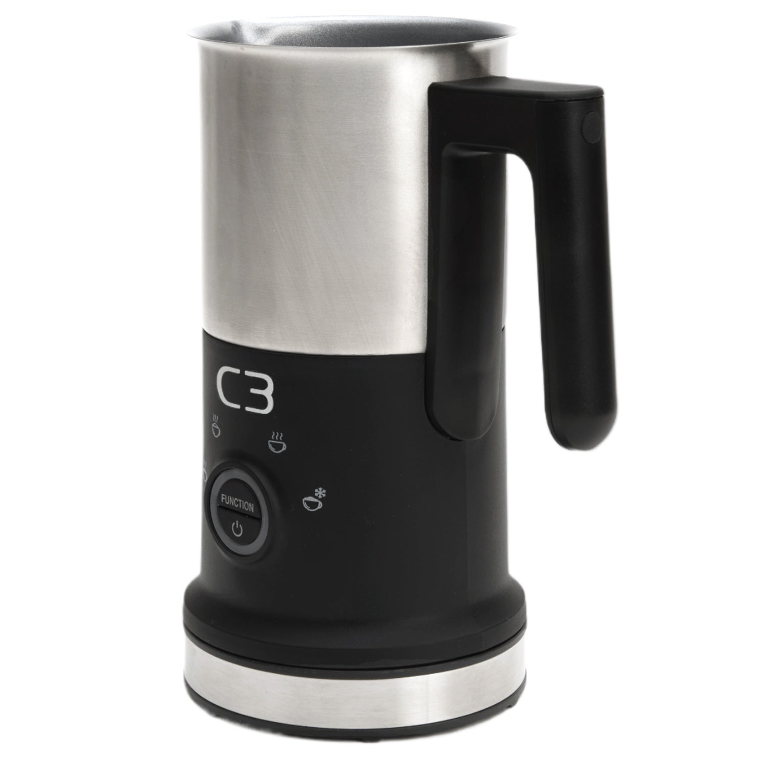 Milk Frother, Stainless Steel, 240ml/115ml Capacity
