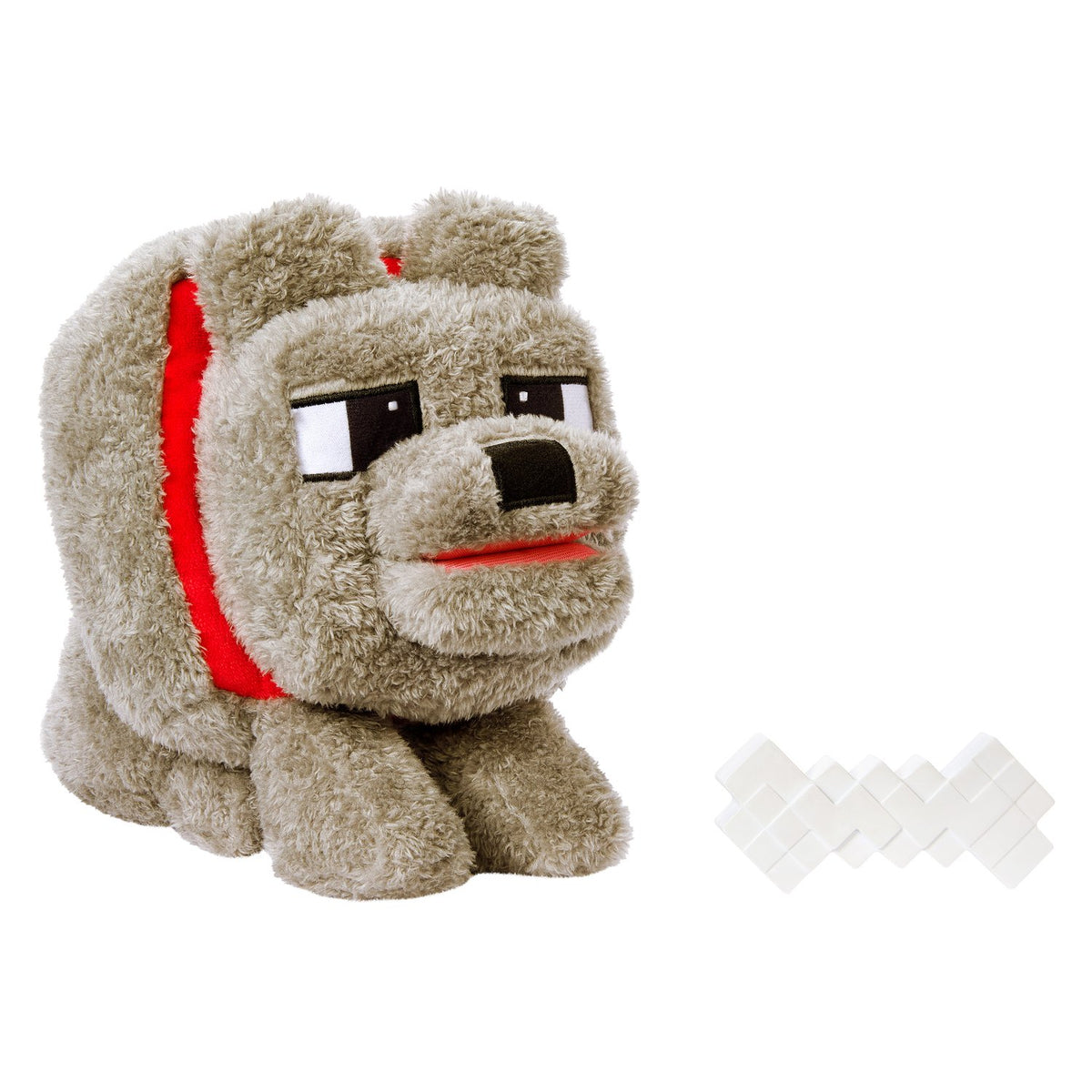Minecraft Wolf Plush with Sounds, 12-Inch Toy