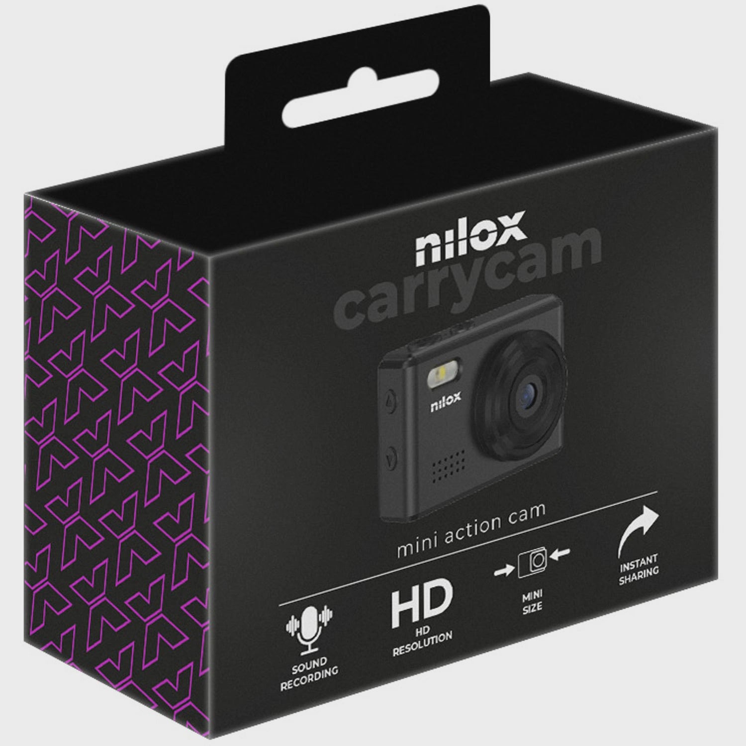 Mini Action Camera 720p HD, 2MP, Keychain Design