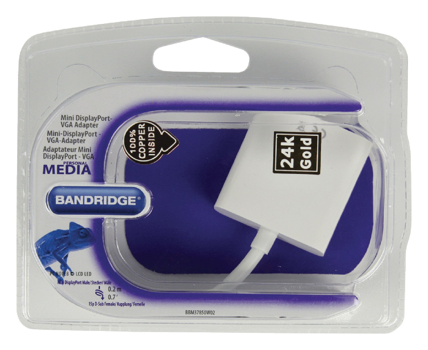 Mini Displayport Cable Mini DisplayPort Male - VGA Female 0.20 m White