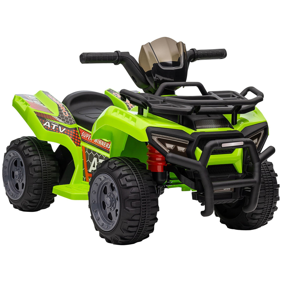 Mini Electric Quad Children'S Electric Atv Stroller Front Light Children'S Vehicle Children'S Motorcycle Electric Quad For 18-36 Months Children Green