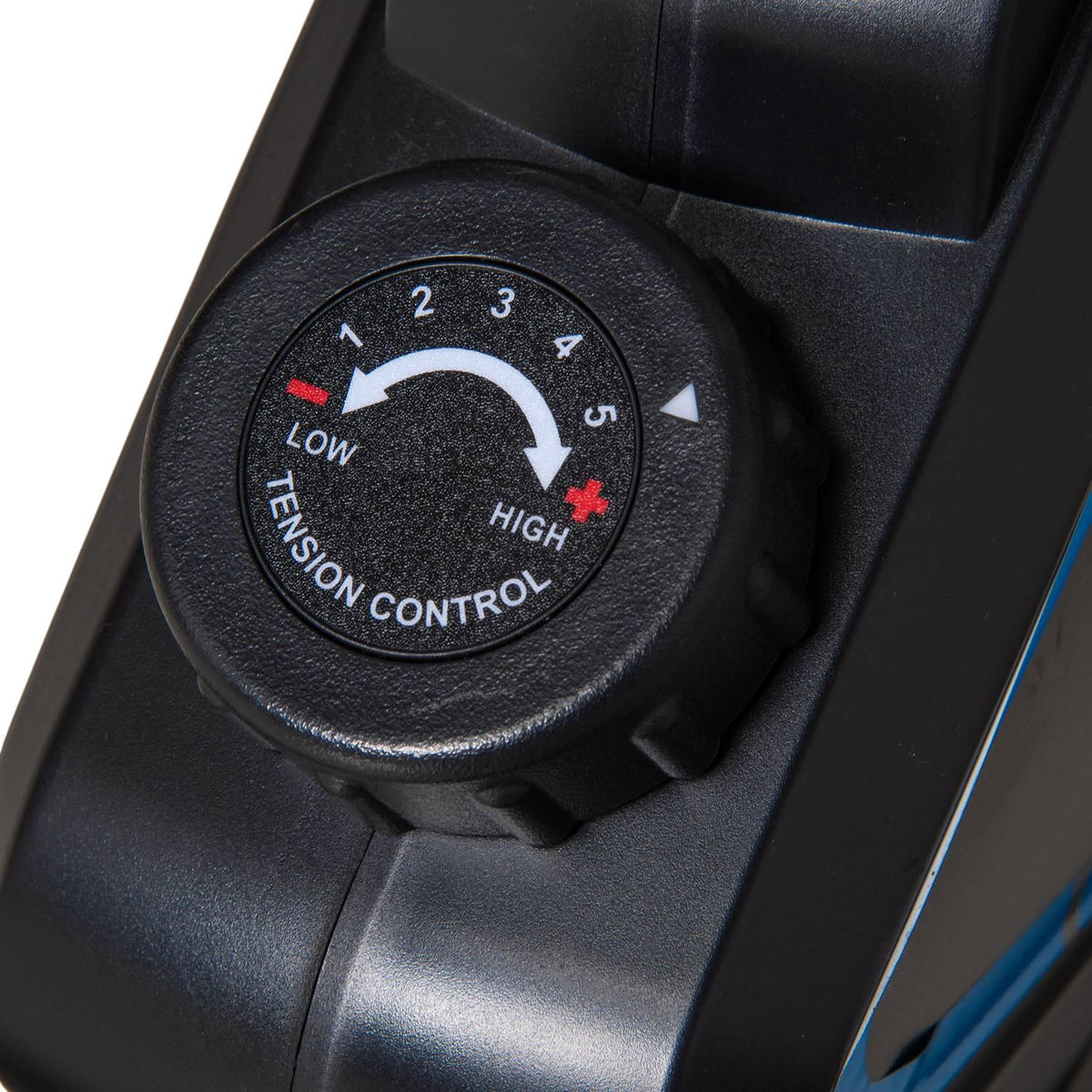 Mini Exercise Bike Leg Trainer With 5 Resistance Levels, Mini Bike Pedal Trainer, Lcd Display, Adjustable, Black + Blue, 54X44X40Cm