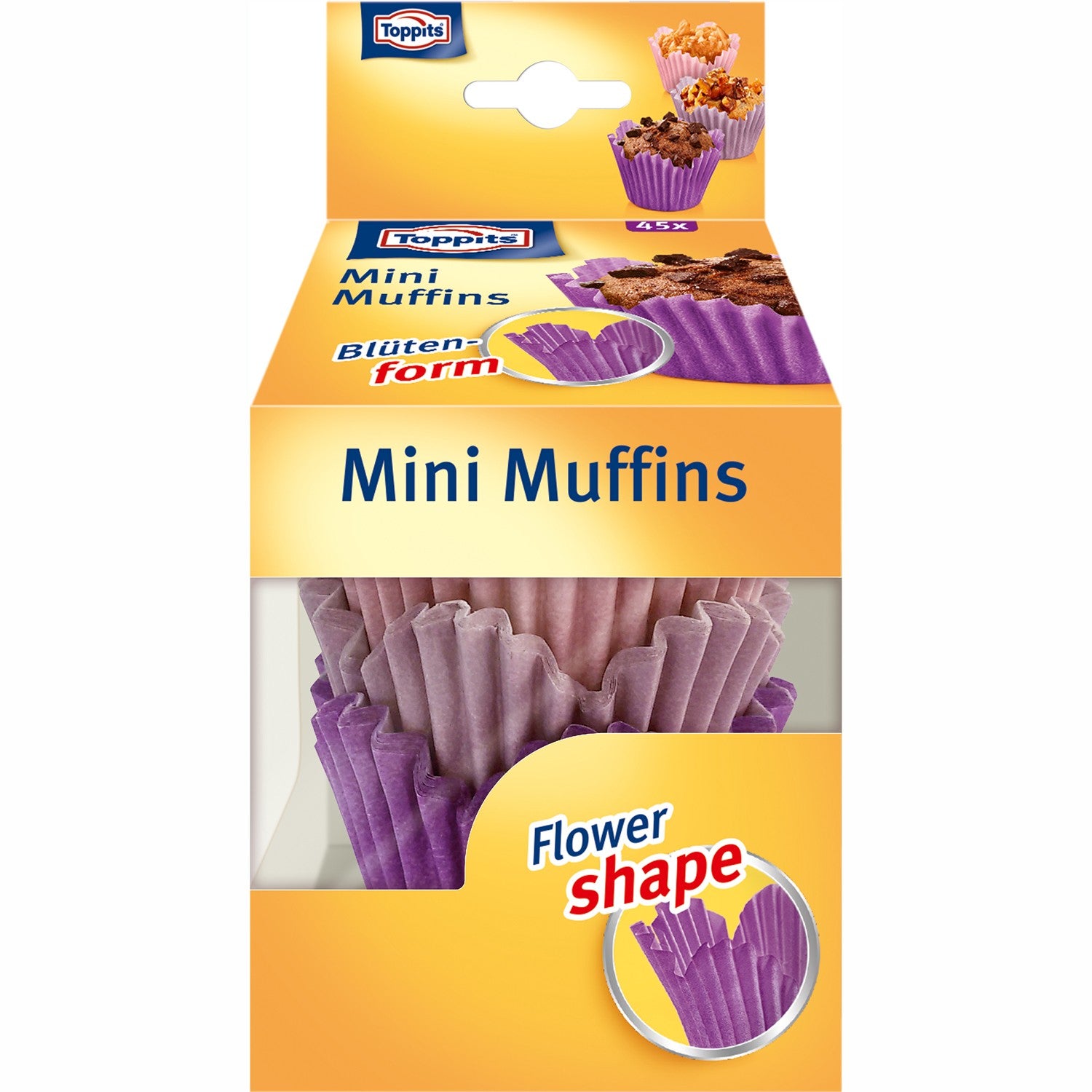 Mini Muffin forms Flower Shape 45-p 20pcs DFP