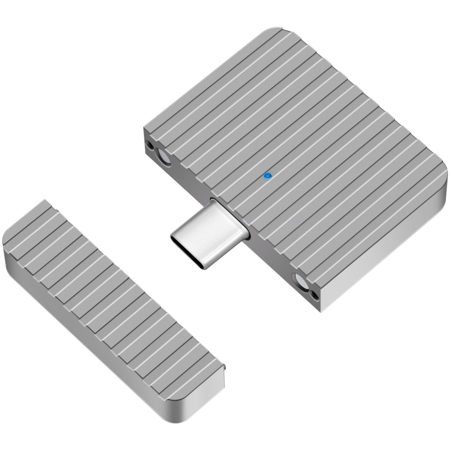 Mini enclosure for PCIe NVMe SSD USB-C Aluminum