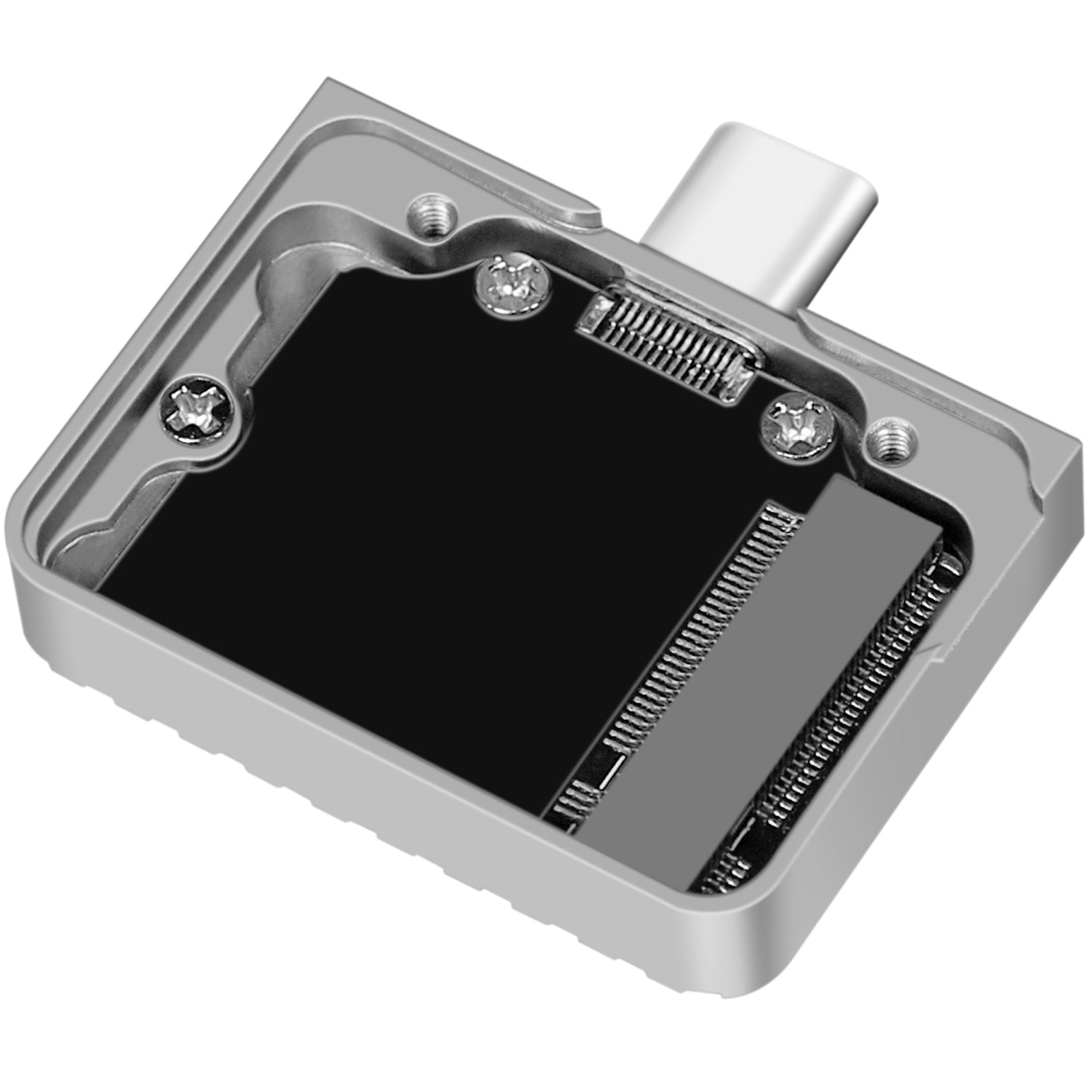 Mini enclosure for PCIe NVMe SSD USB-C Aluminum