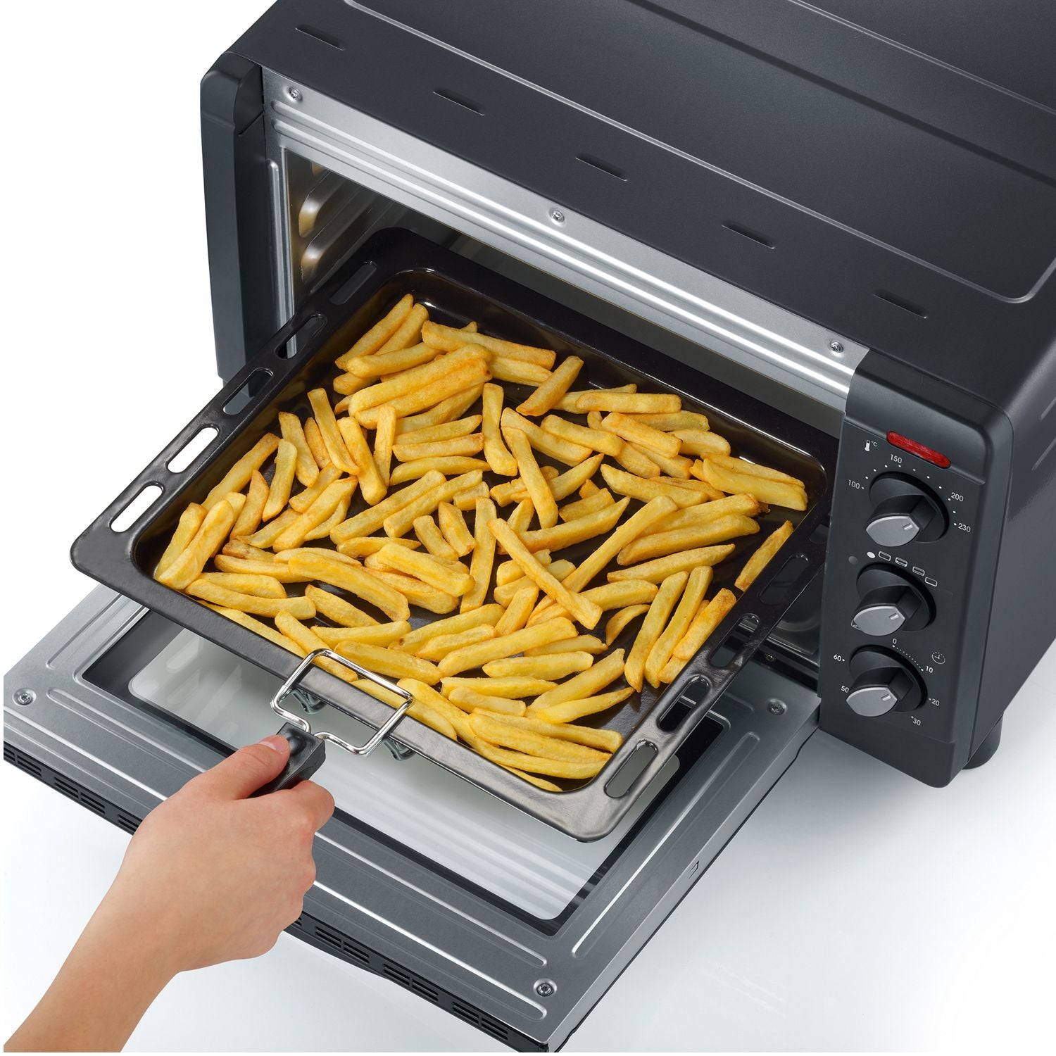 Mini oven 20 l. hot air black TO2068