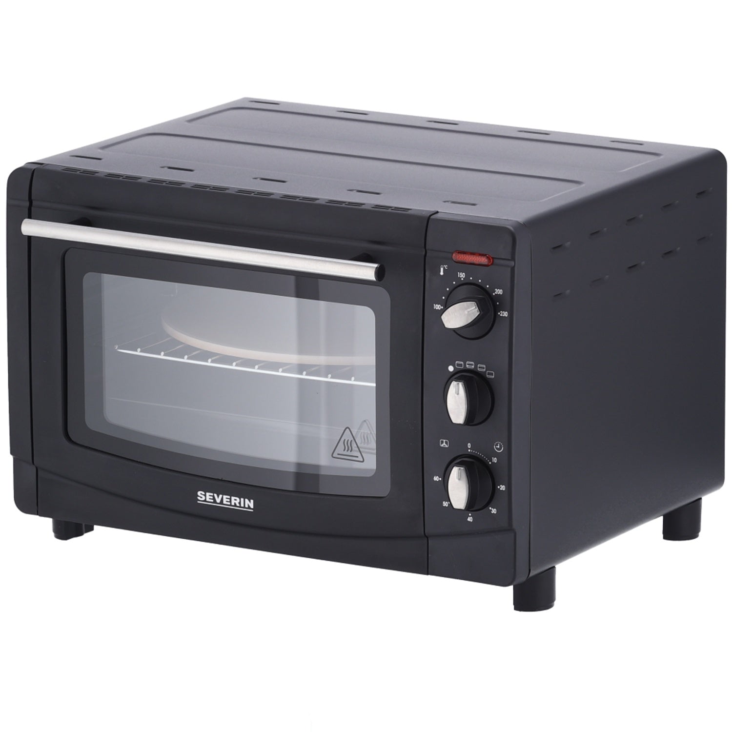 Mini oven 20 l. hot air black TO2068
