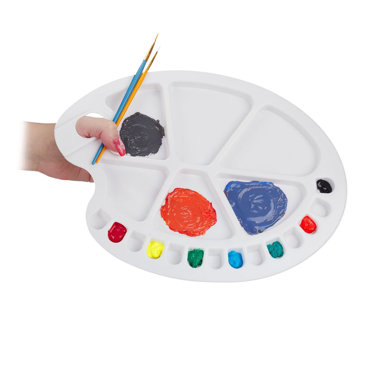 Mixing palette for colors