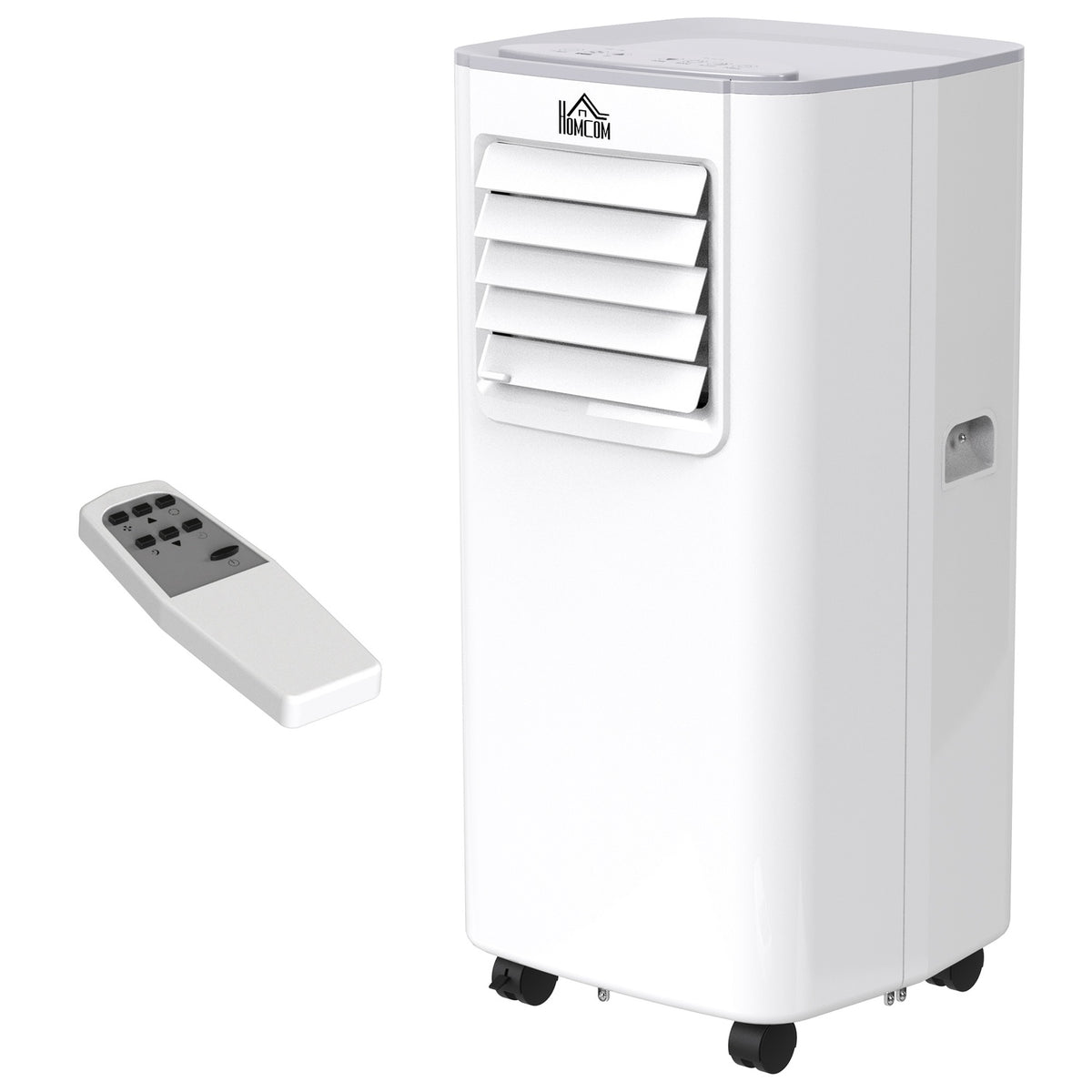 Mobile Air Conditioning 4-In-1 Air Conditioning Unit With Remote Control 24H Timer And Exhaust Hose 2 Speed Levels 560W Abs 32.8 X 30.5 X 67.8 Cm