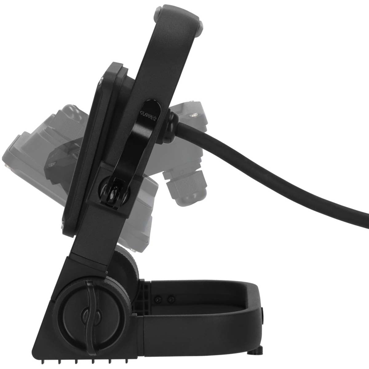 Mobile LED construction lamp JARO 3060 M / LED emergency lighting for outdoors 20W (work lamp with 2m cable and quick connection, LED spotlight IP65, 2300lm)