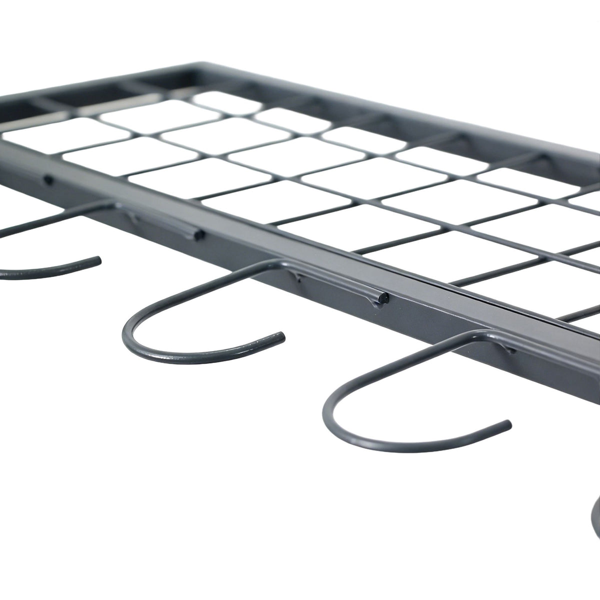 Mobile Steel Garden Tool Rack with Castors