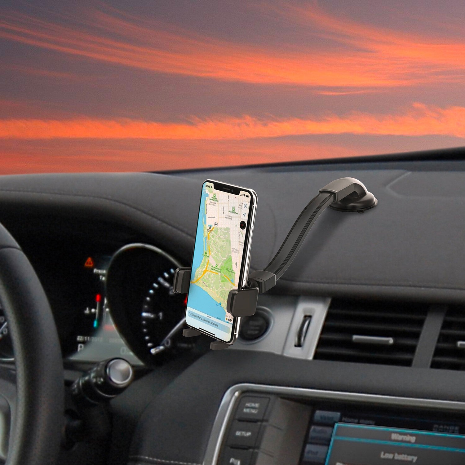 Mobile holder Arm Auto-release