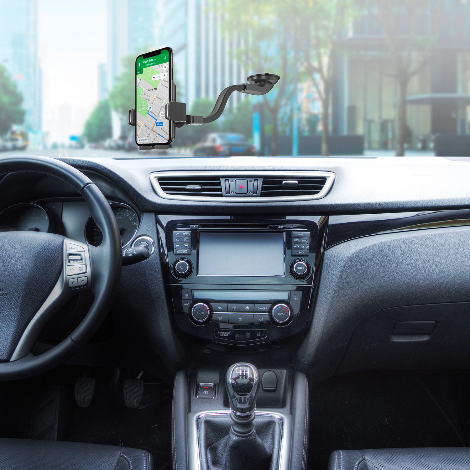 Mobile holder Arm Auto-release