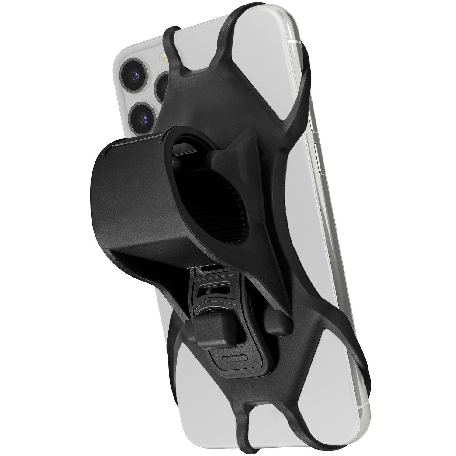 Mobile holder for handlebars on a bicycle/e-scooter