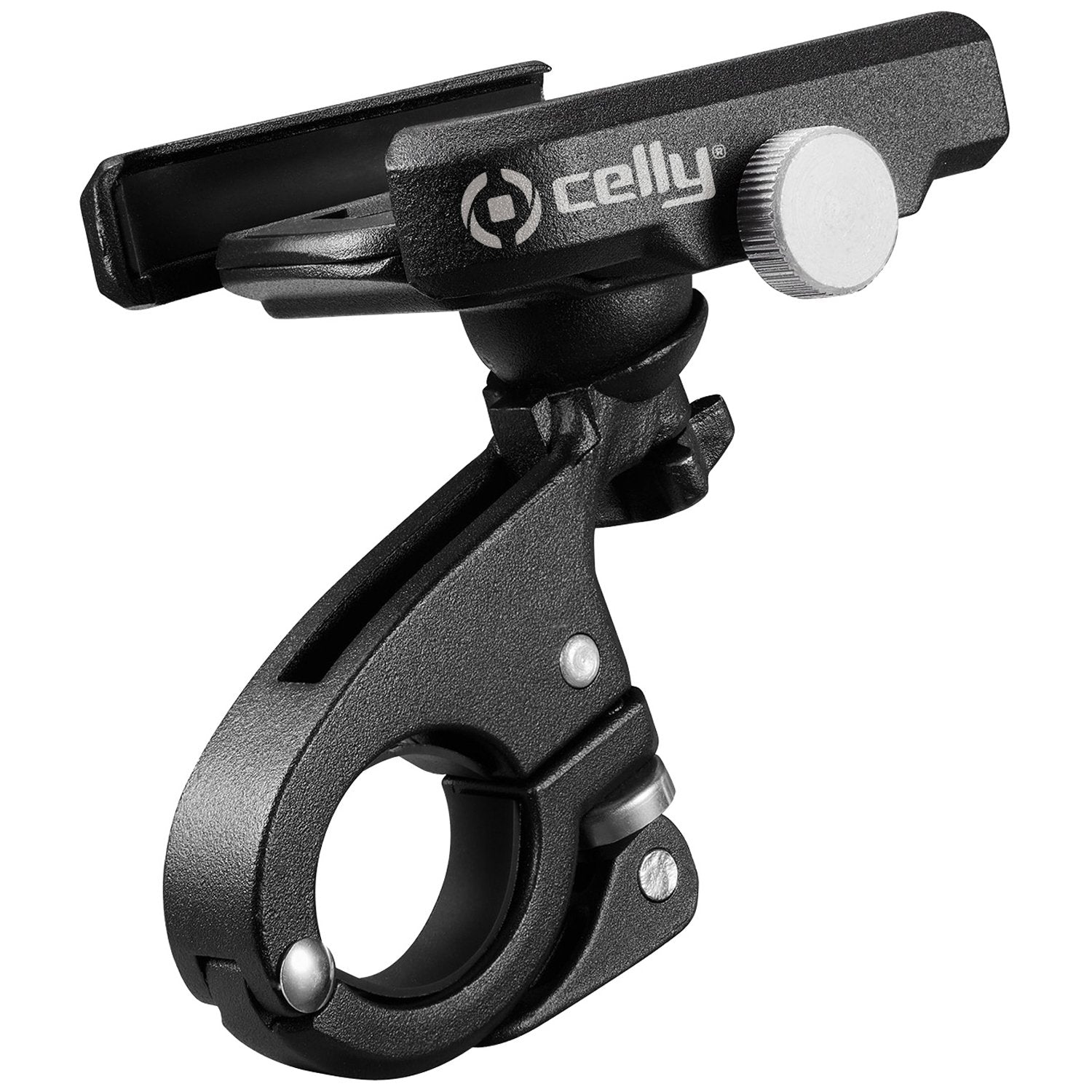 Mobile phone holder made of metal for bicycle