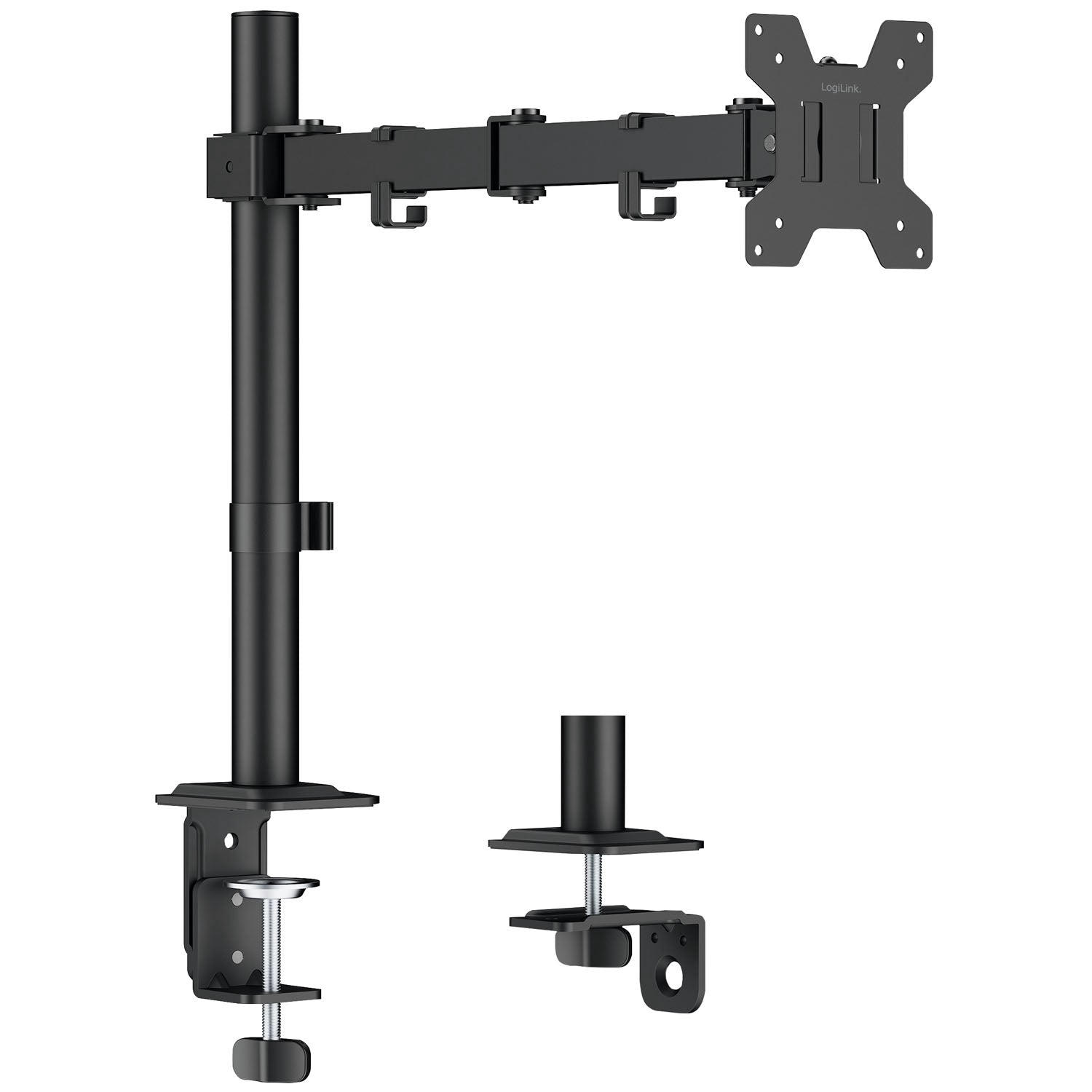 Monitor Arm 17-32" Adjustable Desk Mount Black