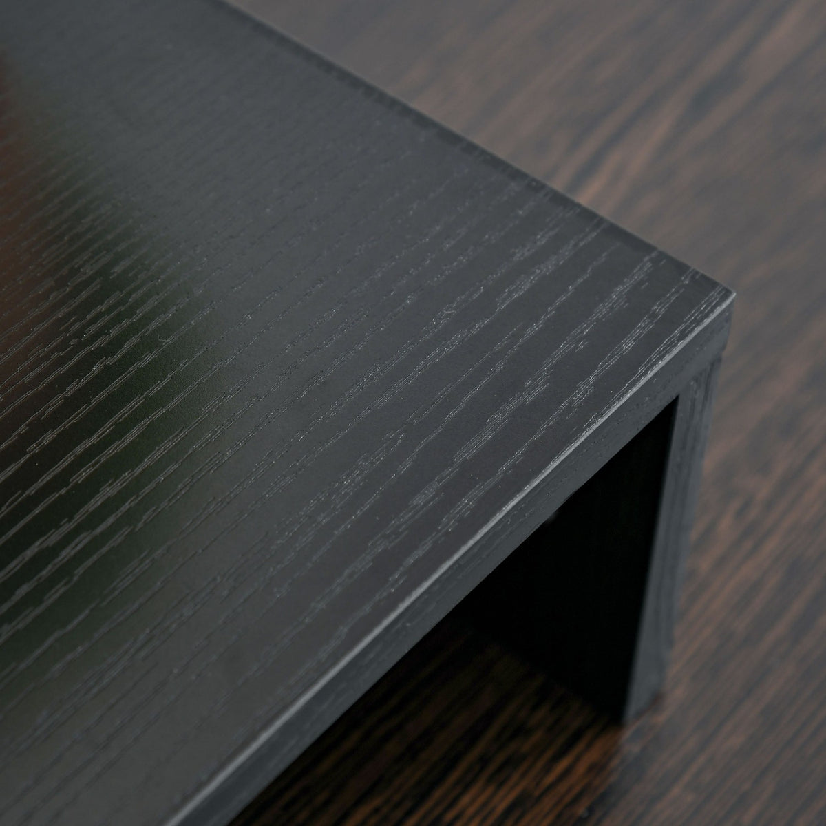 Monitor Stand Length & Angle Adjustable, Double Screen Stand, Wooden Shelf, 80-117X23.5X10Cm