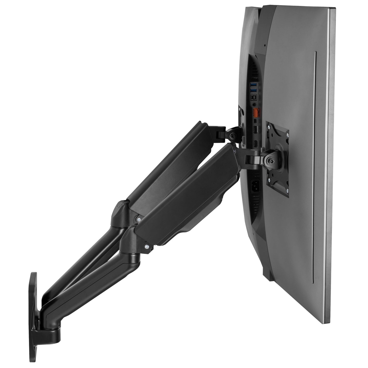 Monitor arm Wall mount 17-32" Double gas spring