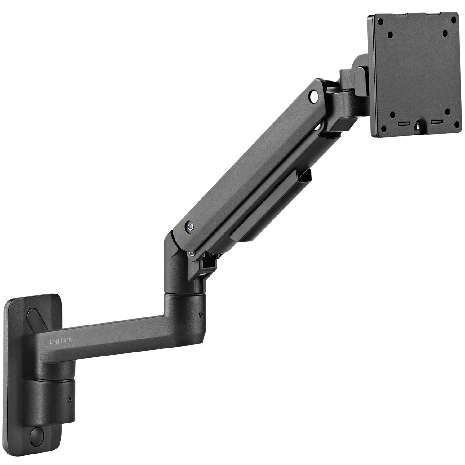 Monitor arm Wall mount 17-49" gas spring 424mm max 20kg