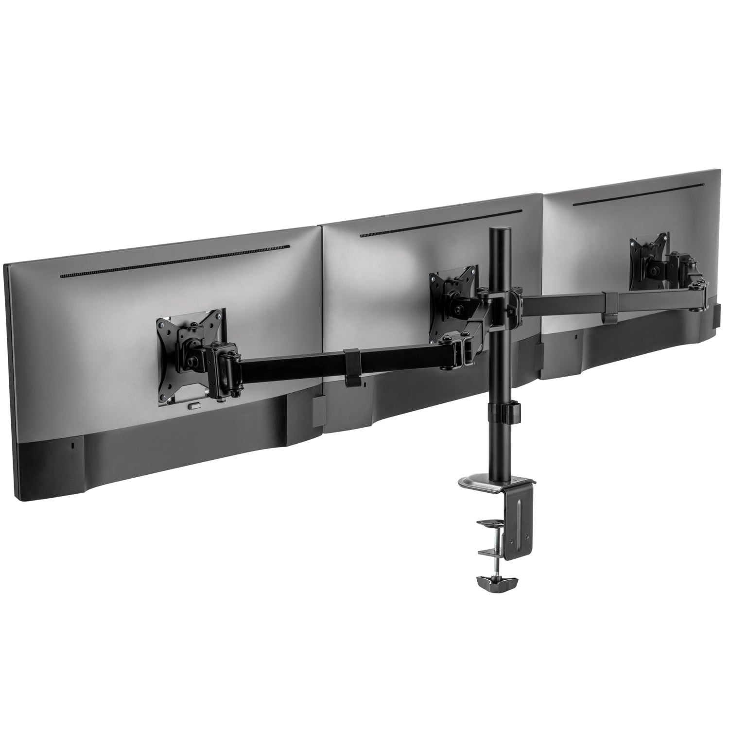 Monitor arm triple 17-27" 2x658mm