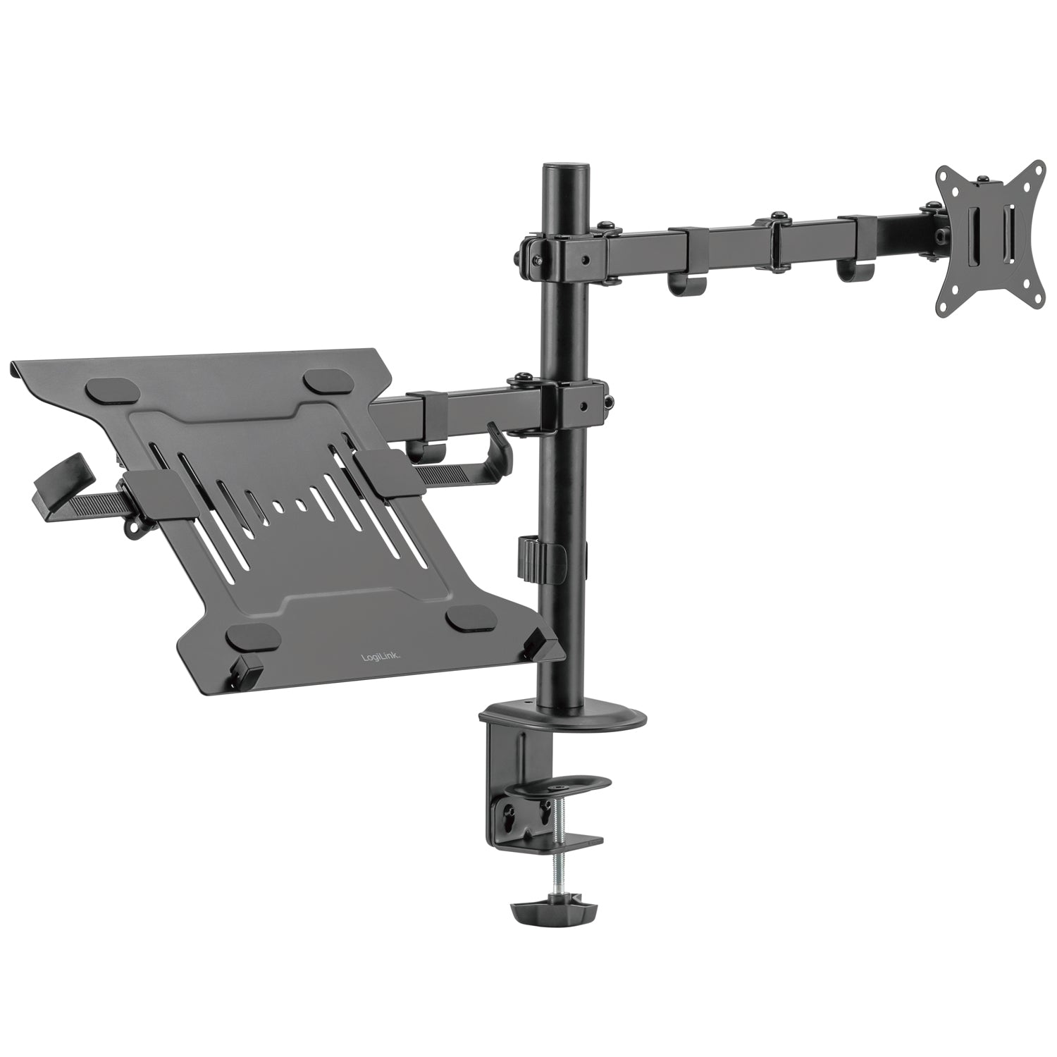 Monitor mount 17-32" with holder for laptop/tablet 10-15.6"