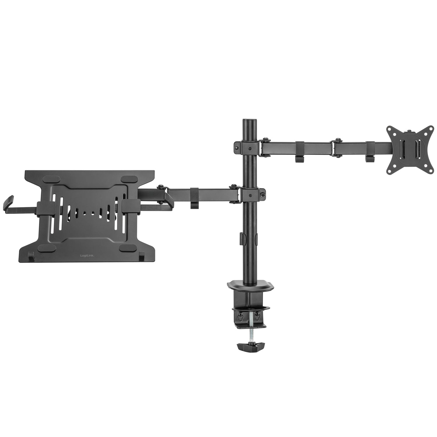 Monitor mount 17-32" with holder for laptop/tablet 10-15.6"