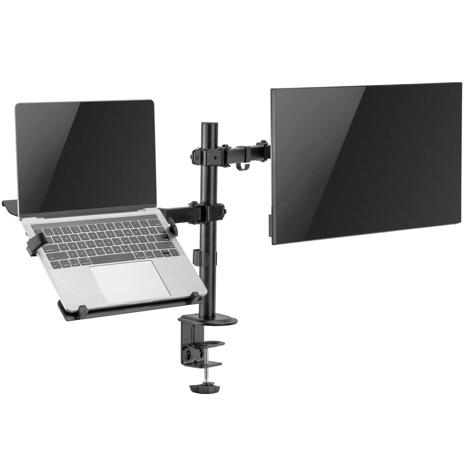 Monitor mount 17-32" with holder for laptop/tablet 10-15.6"