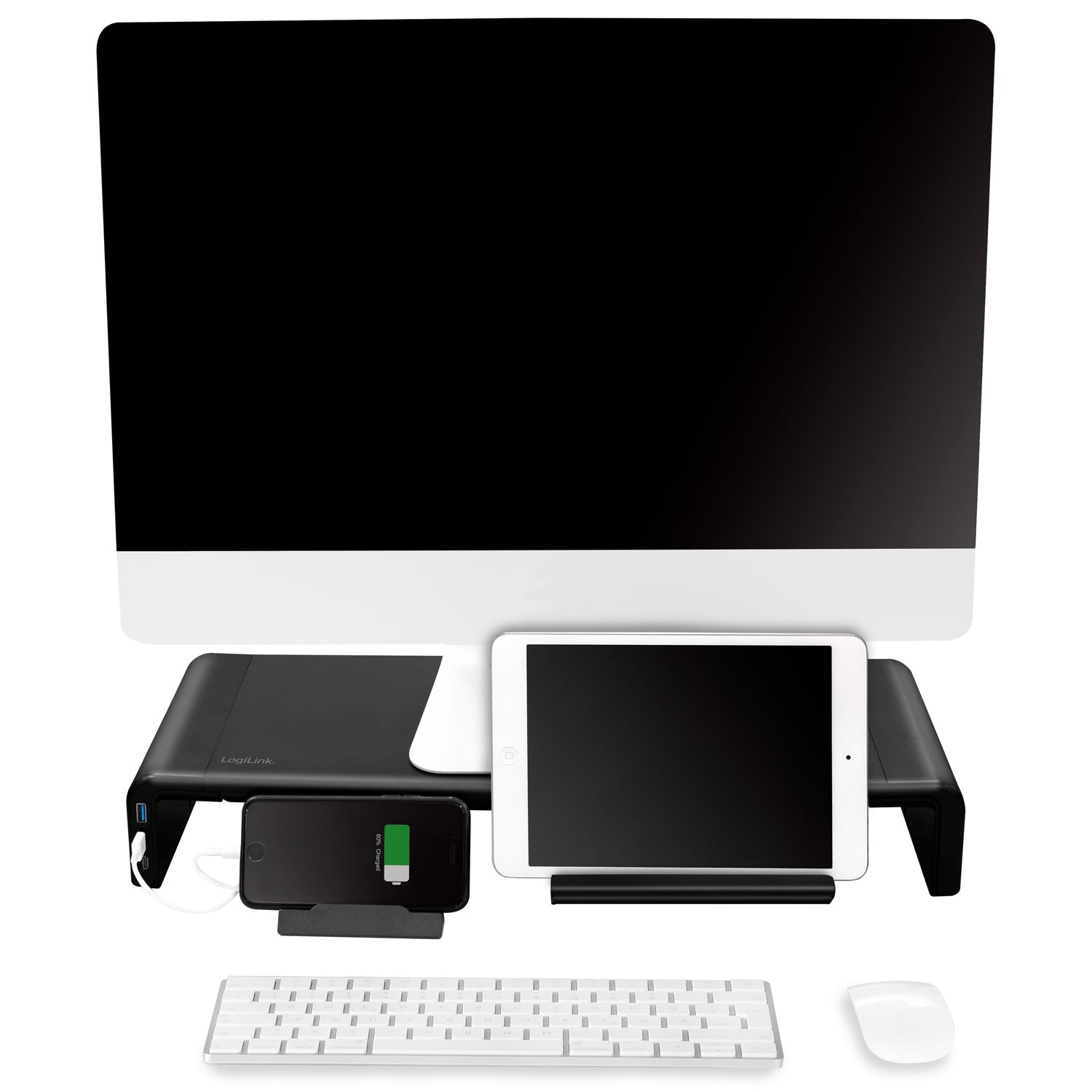 Monitor stand 63 cm with USB hub 3 port