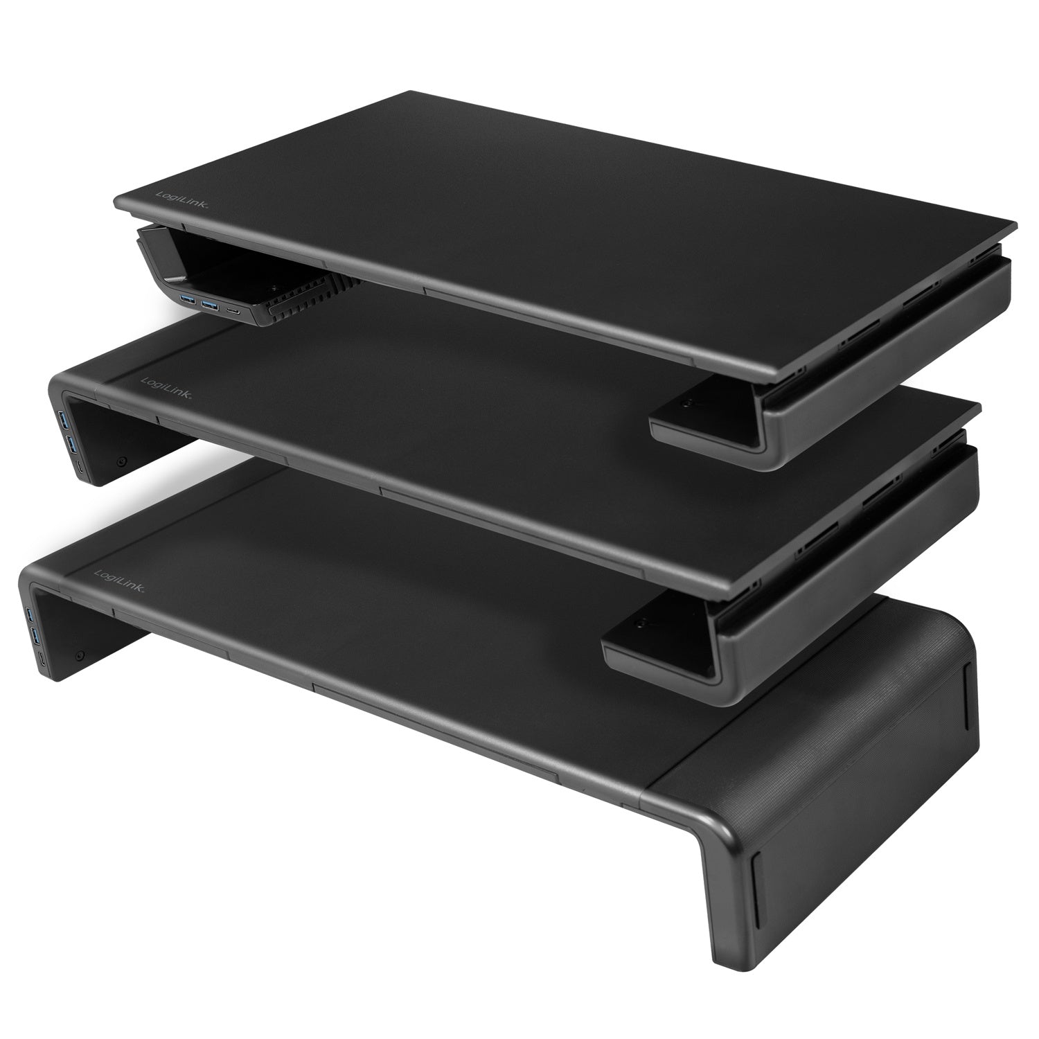 Monitor stand 63 cm with USB hub 3 port