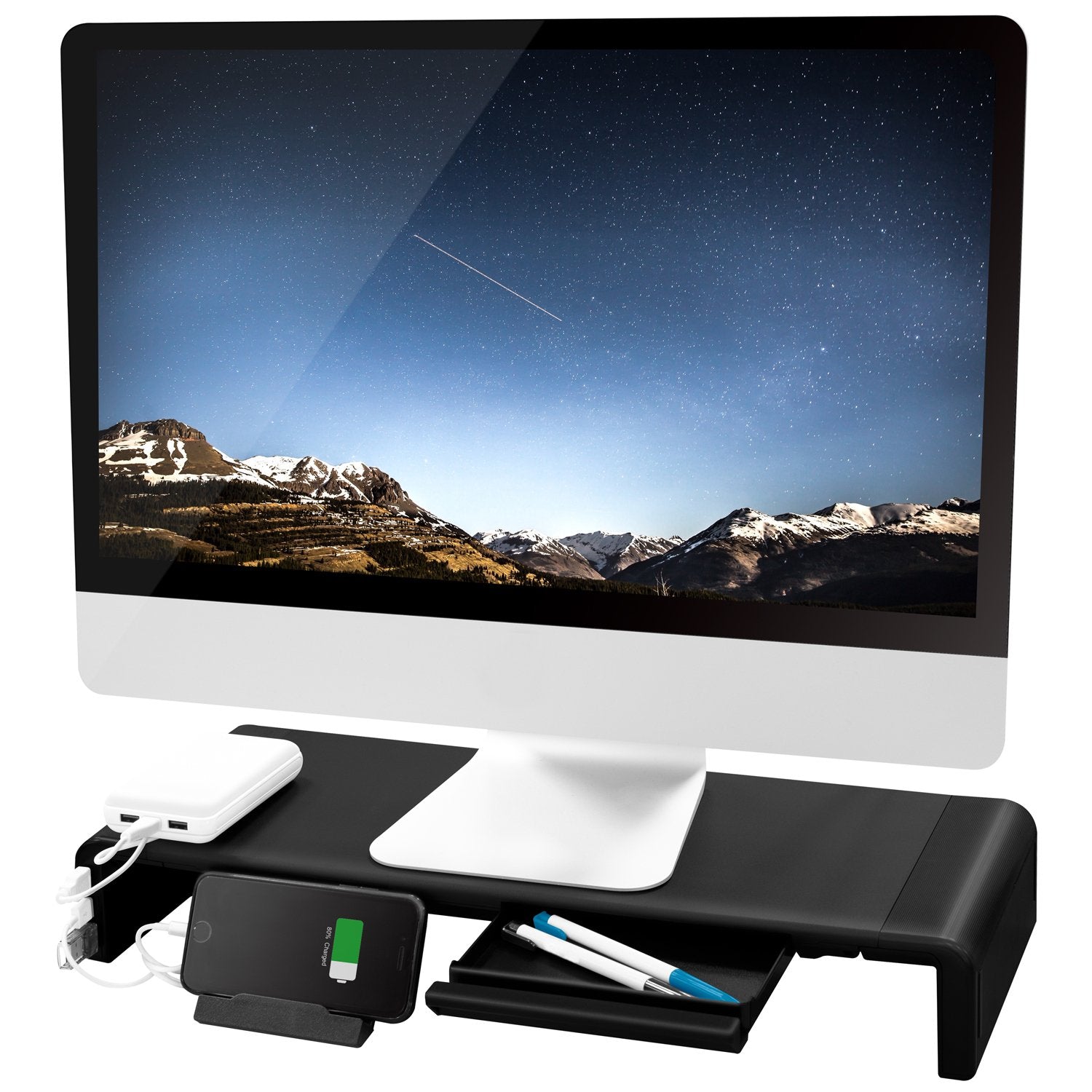 Monitor stand 63 cm with USB hub 3 port