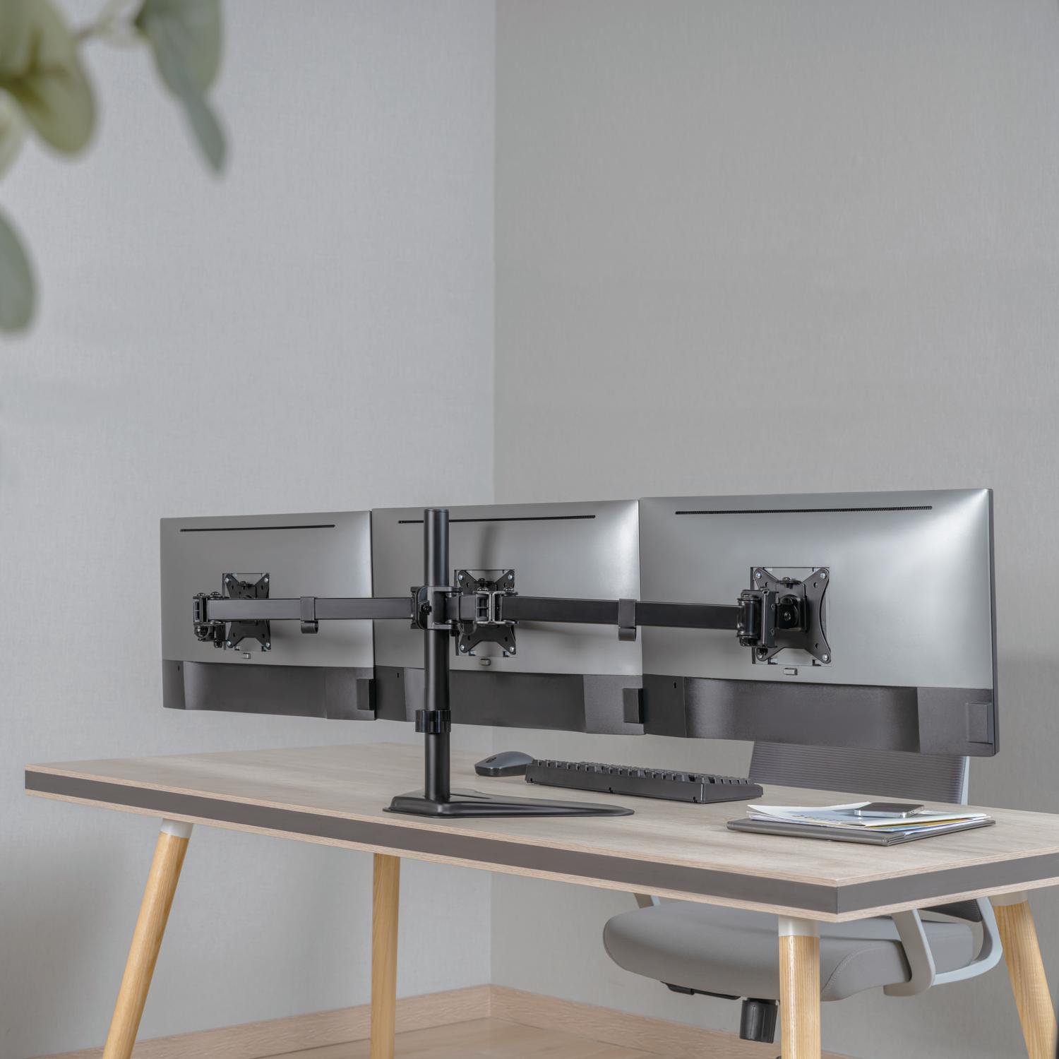 Monitor stand/foot triple 17-27" 2x658mm