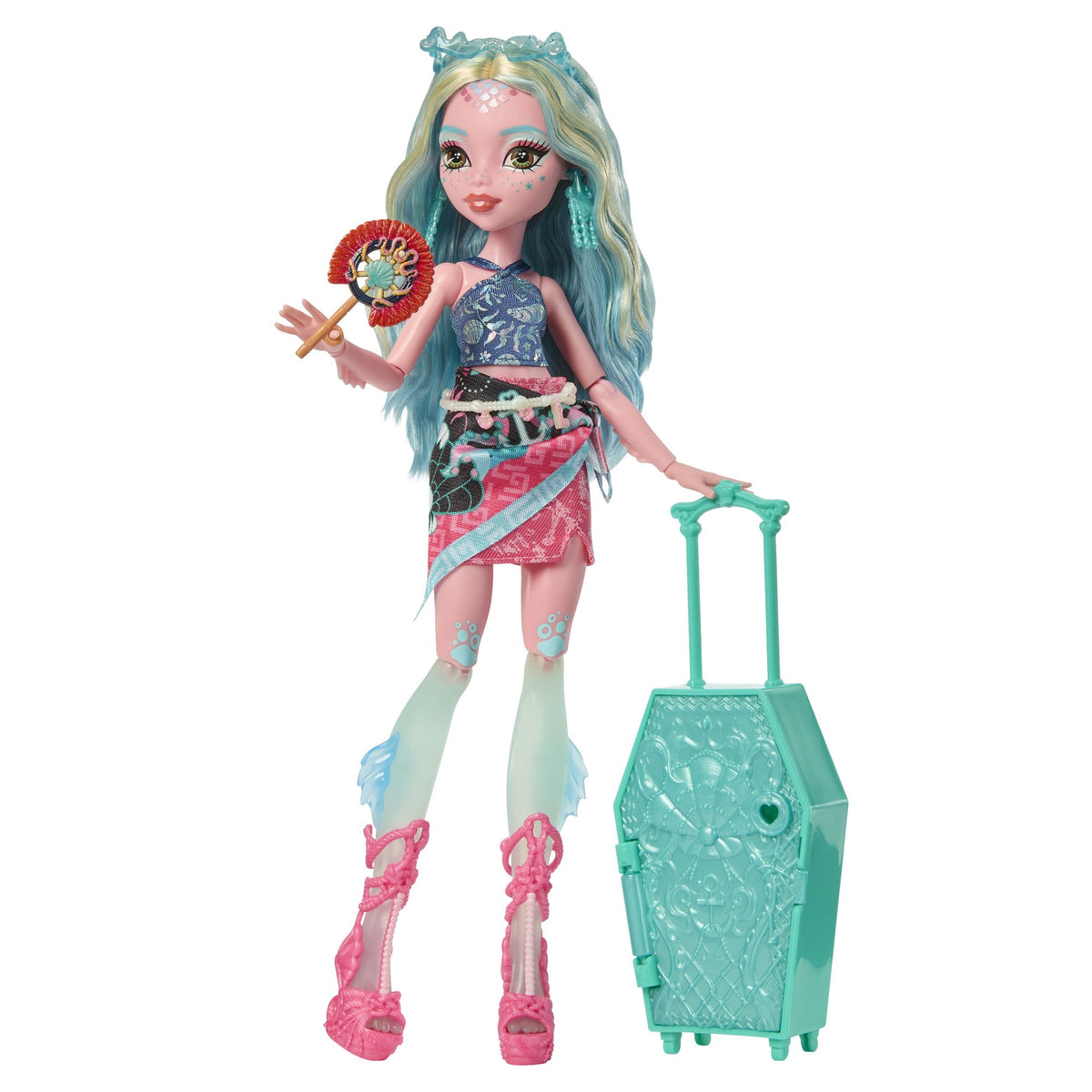 Monster High Lagoona Doll Set with Outfits & Accessories