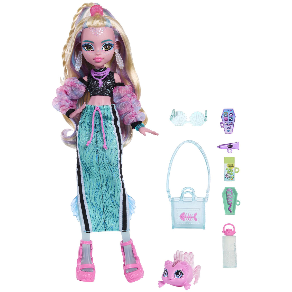 Monster High Lagoona Doll with Pet Fish & Accessories