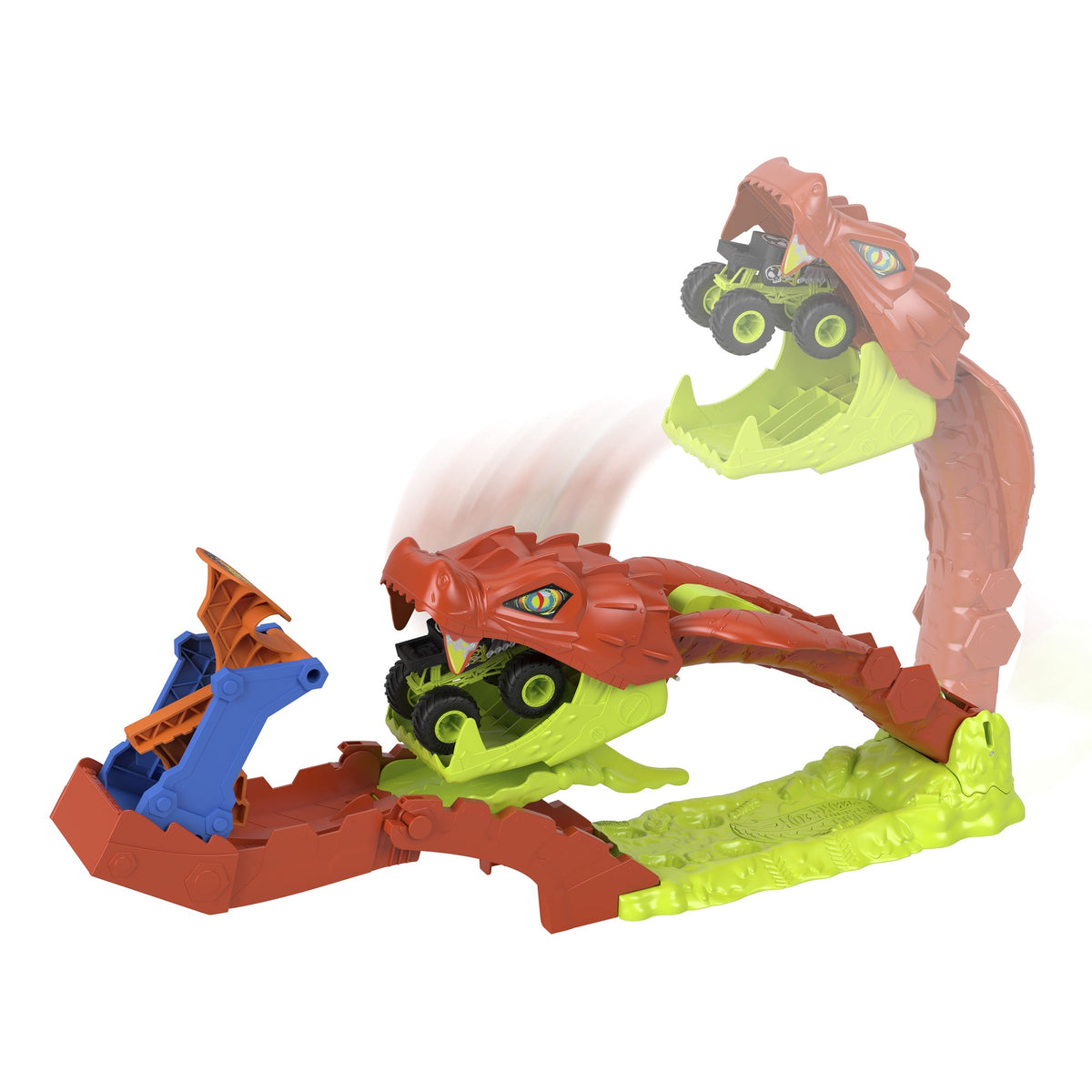 Monster Truck Track Set with Snake Challenge and Car