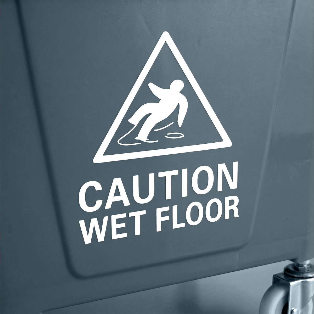 Mop Trolley with Wringer, Grey, 22L Capacity