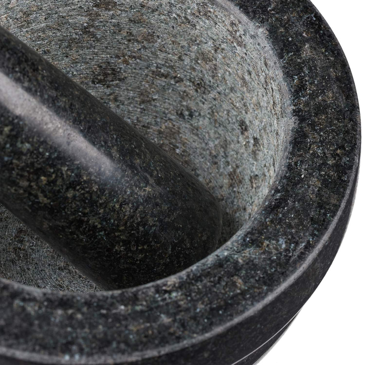 Mortar granite with impact