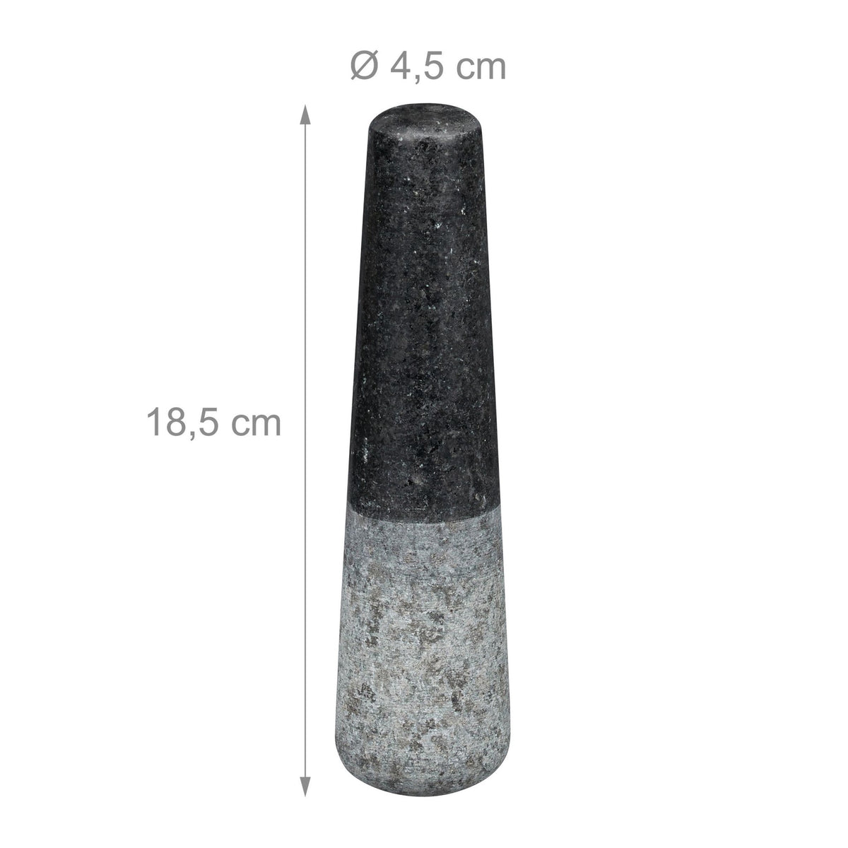 Mortar granite with impact