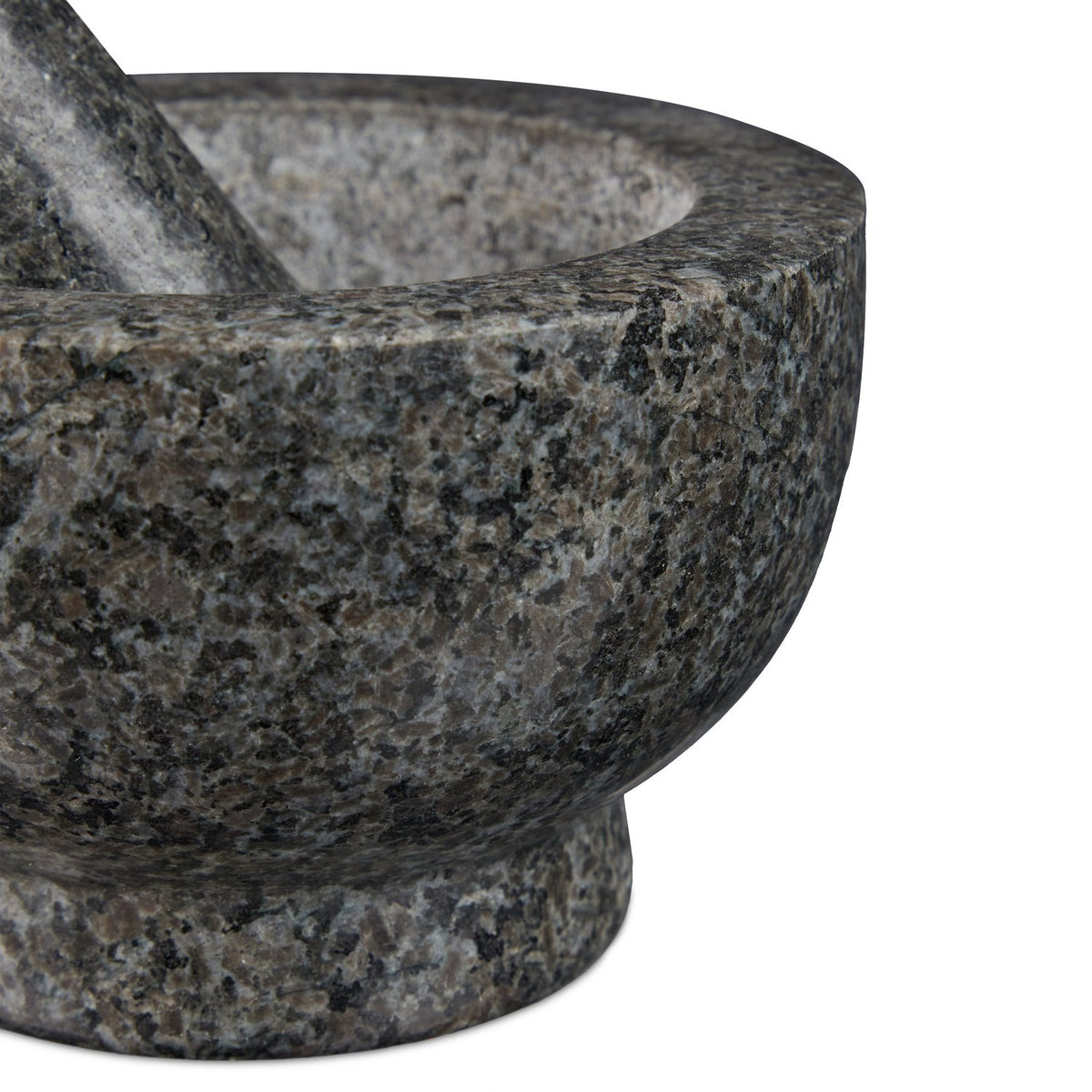 Mortar granite with impact