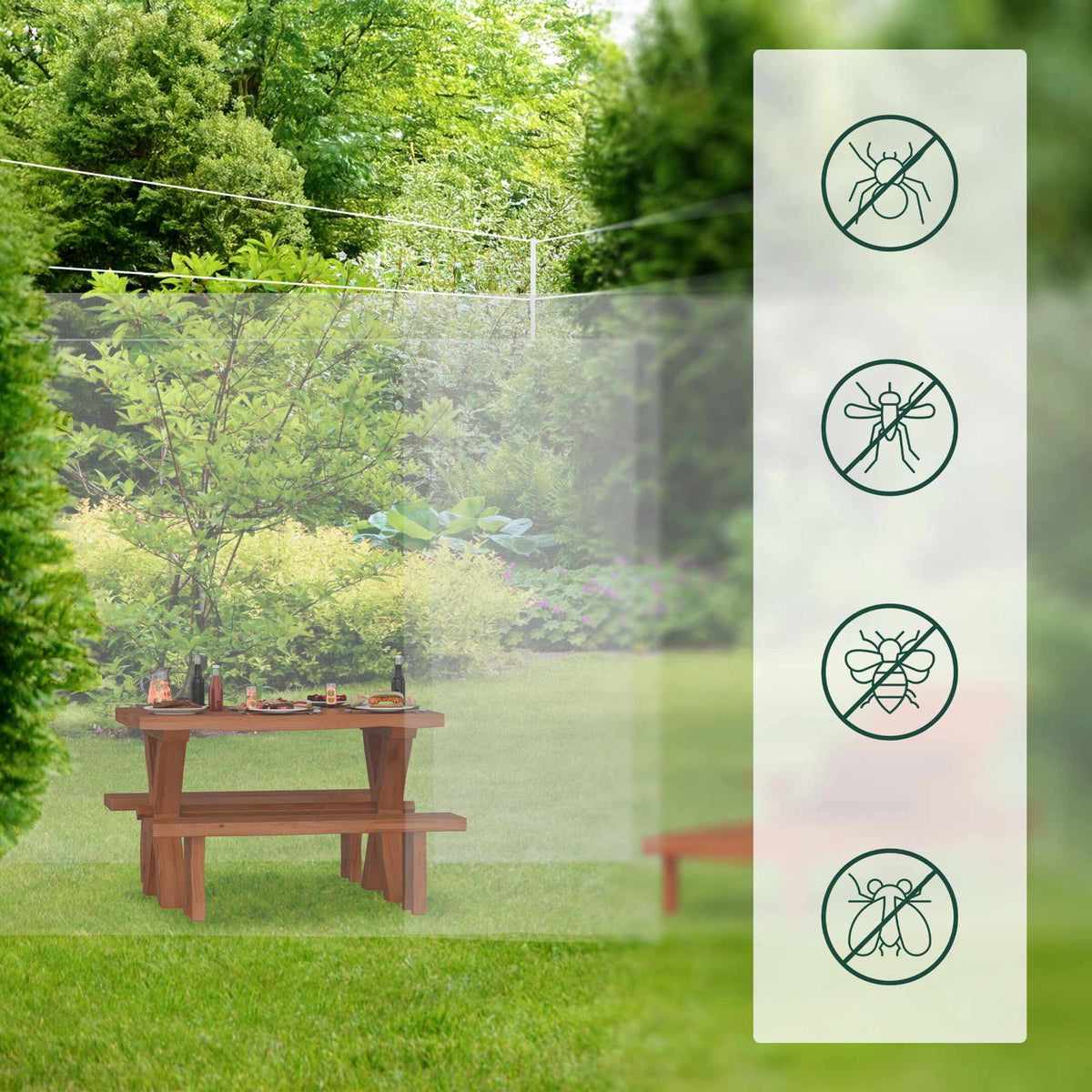 Mosquito Net XL – Indoor/Outdoor Insect Protection