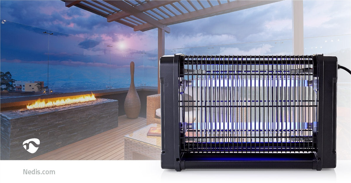 Mosquito Stop light trap | 16 W| Lamp type: F8T5/BL | Effective range: 50 m² | Black