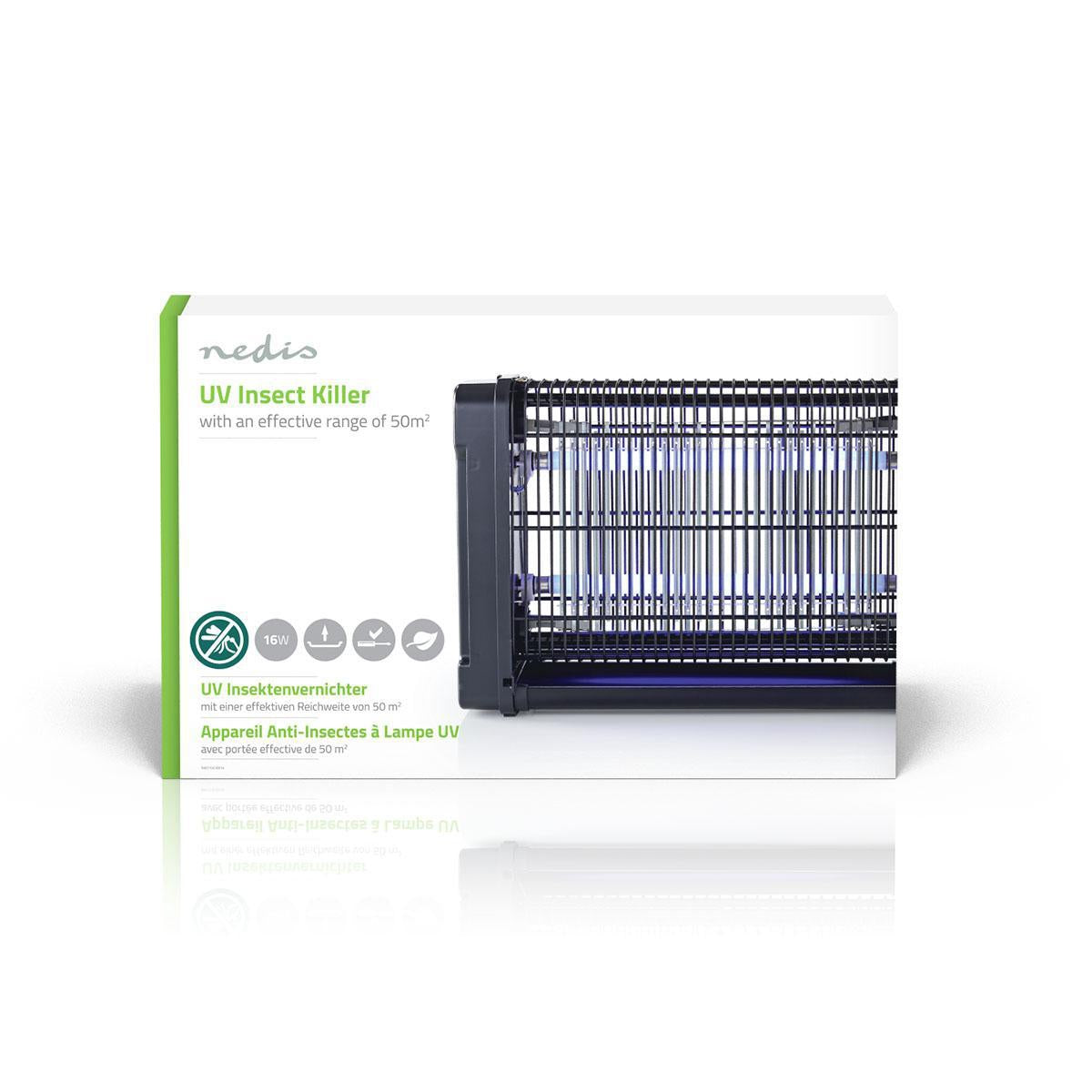 Mosquito Stop light trap | 16 W| Lamp type: F8T5/BL | Effective range: 50 m² | Black