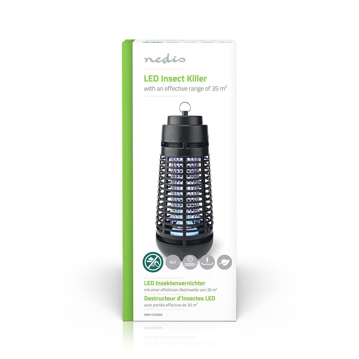 Mosquito Stop light trap | 4 W| Lamp type: LED lamp | Effective range: 35 m² | Black