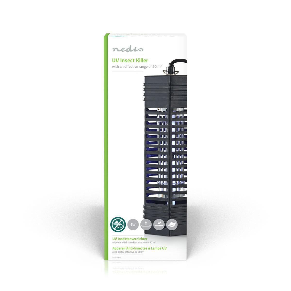 Mosquito Stop light trap | 6 W| Lamp type: F6T5/BL | Effective range: 50 m² | Black